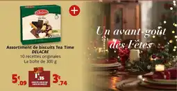 Coccimarket Assortiment de biscuits Tea Time DELACRE offre