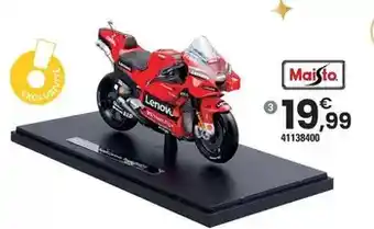 JouéClub Maisto - moto gp ducati lenovo team 2022 f.bangaia n°63 1/18ème offre