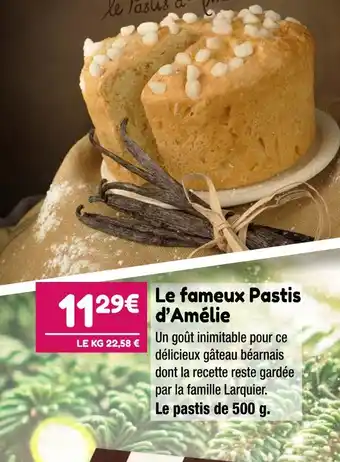 Point Vert Le fameux pastis d'amélie offre