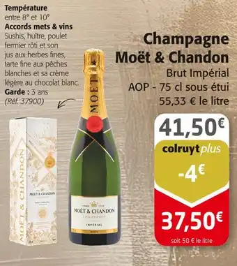 Colruyt Moët & Chandon Champagne offre