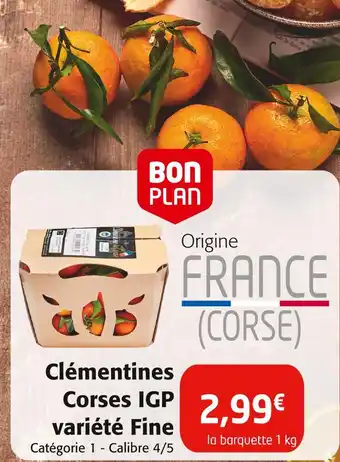 Colruyt Clémentines Corses IGP variété Fine offre