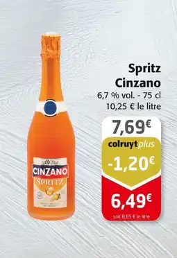 Colruyt Cinzano Spritz offre