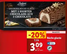 Lidl DELUXE Bûche glacée offre