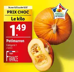 Lidl Potimarron offre