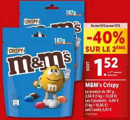 Lidl M&M's M&M’s Crispy offre