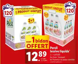 Lidl PERSIL lessive liquide offre