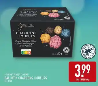 ALDI GOURMET FINEST CUISINE Ballotin Chardons Liqueurs offre