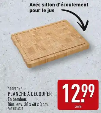 ALDI CROFTON Planche à découper offre