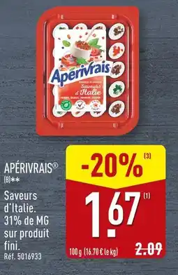 ALDI APÉRIVRAIS offre