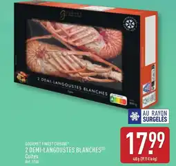 ALDI GOURMET FINEST CUISINE 2 Demi langoustes blanches offre