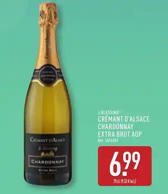 ALDI J.BLESSING Cremant d'alsace chardonnay extra brut aop offre