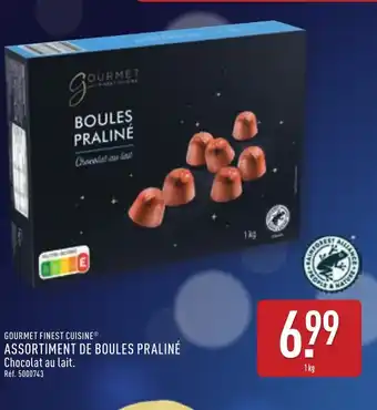 ALDI GOURMET FINEST CUISINE Assortiment de boules praliné offre