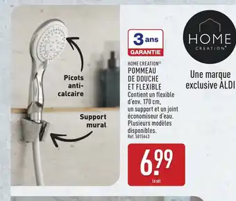 ALDI Pommeau de douche et flexible offre