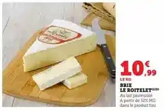 Super U Coeur de lion - camembert pasteurise offre