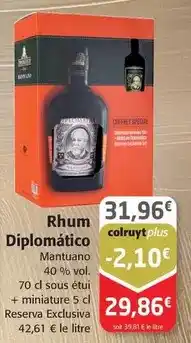 Colruyt Diplomatico - rhum offre