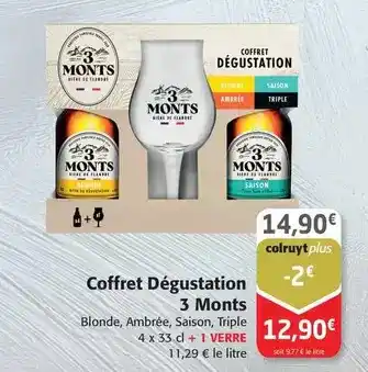 Colruyt 3 monts - coffret dégustation offre