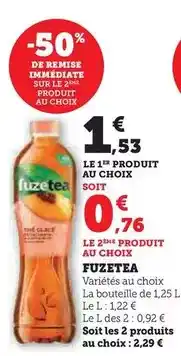 U Express FUZETEA offre