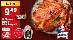 Lidl Chapon fermier label rouge offre