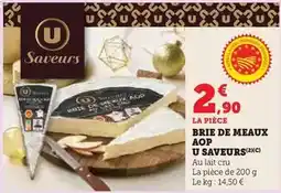 U Express U - brie de meaux aop saveurs offre