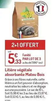 Hyper U Erhard - buche glacee arabesque offre