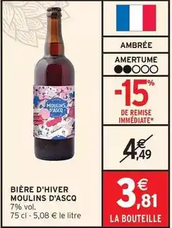Auchan Erhard - le traineau chocolat noisette offre