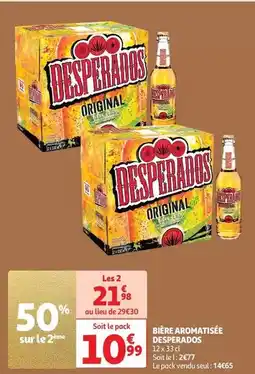 Auchan Supermarché Desperados - bière aromatisée offre