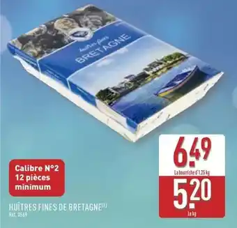 ALDI Huîtres fines de bretagne offre