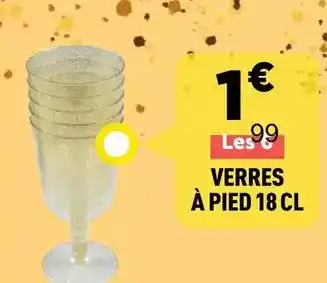 Zoé Confetti Verres à pied offre