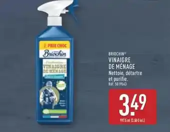 ALDI Vinaigre de menage offre