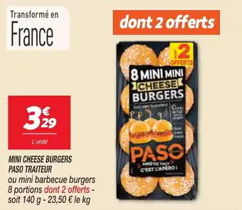 Netto Mini cheese burgers paso traiteur offre