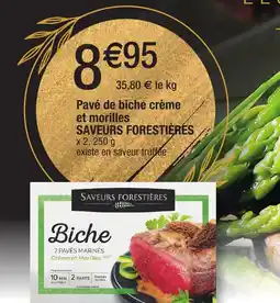 Migros Pavé de biche crème et morilles offre