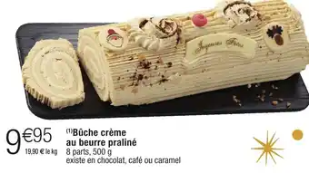 Migros Bûche crème au beurre praliné offre