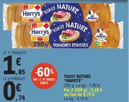 E.Leclerc Express "HARRYS" Toast nature offre