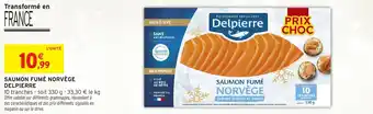 Intermarché Hyper DELPIERRE Saumon fumé norvège offre