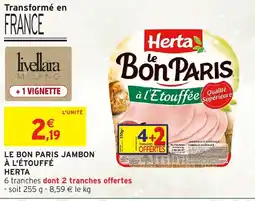 Intermarché Hyper Le bon paris jambon à l'étouffé offre