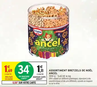 Intermarché Hyper Assortiment bretzels de noël offre