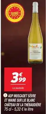 Netto Muscadet - aop sévre et maine sur lie blanc offre