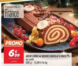 Netto Promo - büche crème au beurre chocolat 6 parts offre