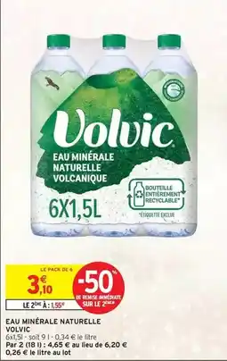 Intermarché Express Volvic - eau minerale naturelle offre