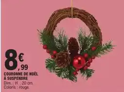 E.Leclerc Dim - couronne de noël à suspendre offre