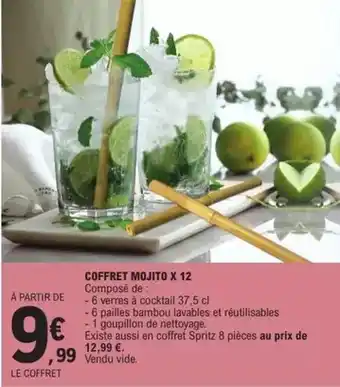 E.Leclerc Spritz - coffret mojito x 12 offre