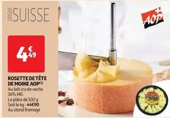 Auchan Rosette de tête de moine aop offre