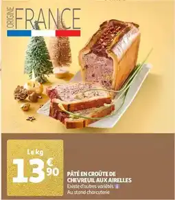 Auchan Pâté en croûte de chevreuil aux airelles offre