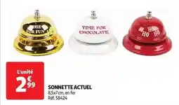 Auchan Actuel - sonnette offre