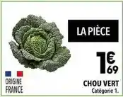 Supeco Chou vert offre