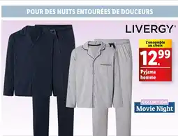 Lidl LIVERGYⓇ Pyjama homme offre