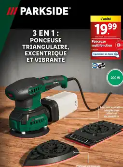 Lidl PARKSIDE Ponceuse multifonction offre