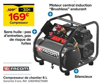 Castorama FACOM Compresseur de chantier offre