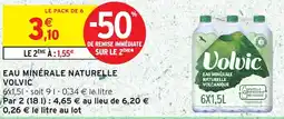 Intermarché VOLVIC Eau minérale naturelle offre