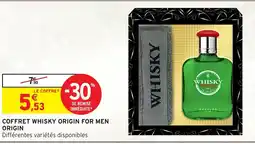 Intermarché Coffret whisky origin for men origin offre